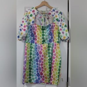 Flower Pebbles Mini Dress